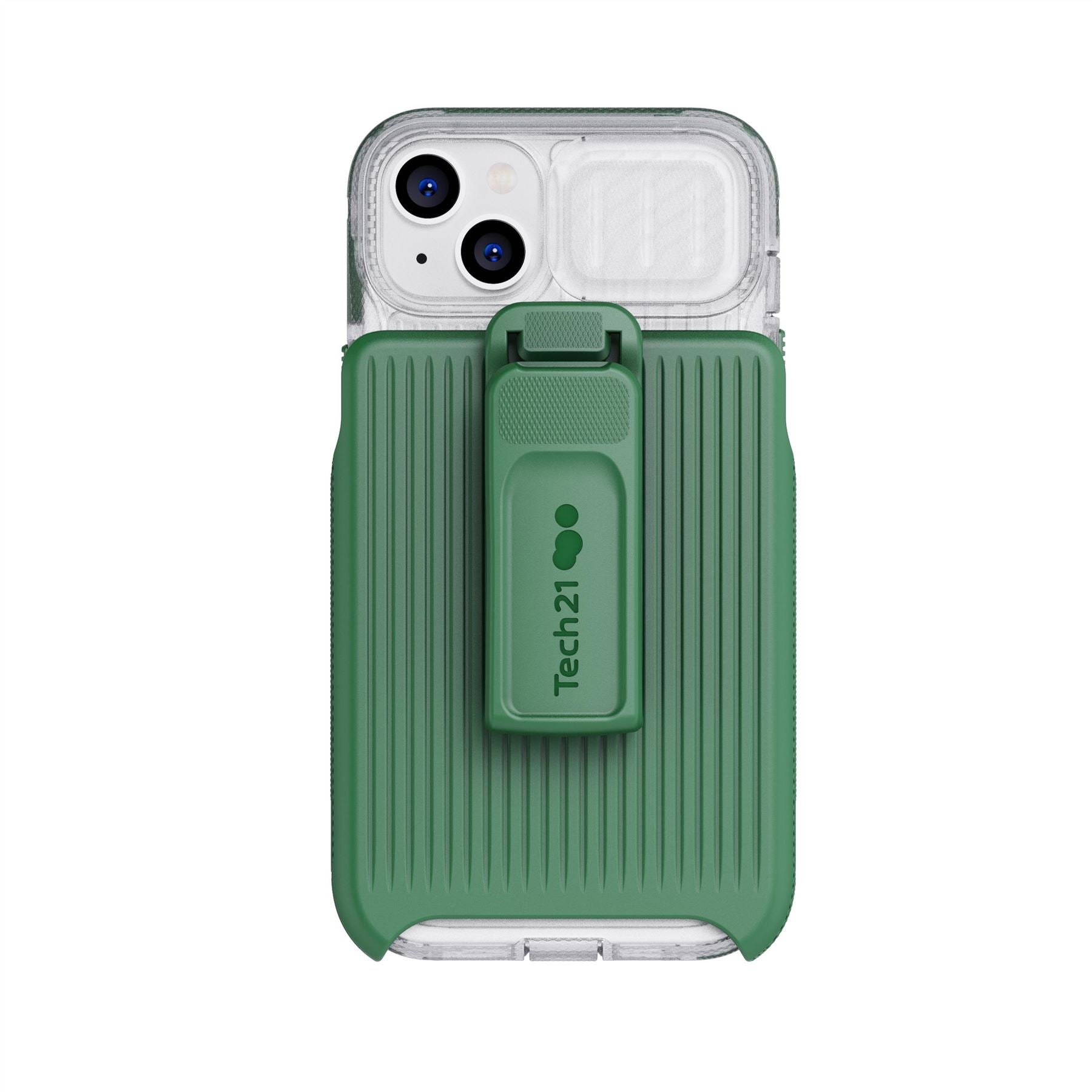 Tech21 EvoMax iPhone 14 Plus Hülle Frosted Green MagSafe