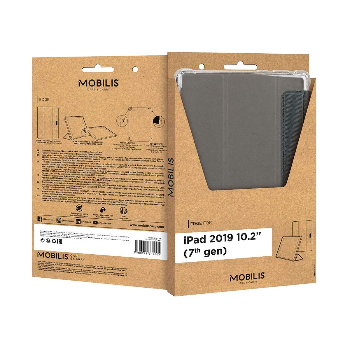 Mobilis ACTIV+ Edge iPad 10,2 Hülle 2019 Stoßschutz