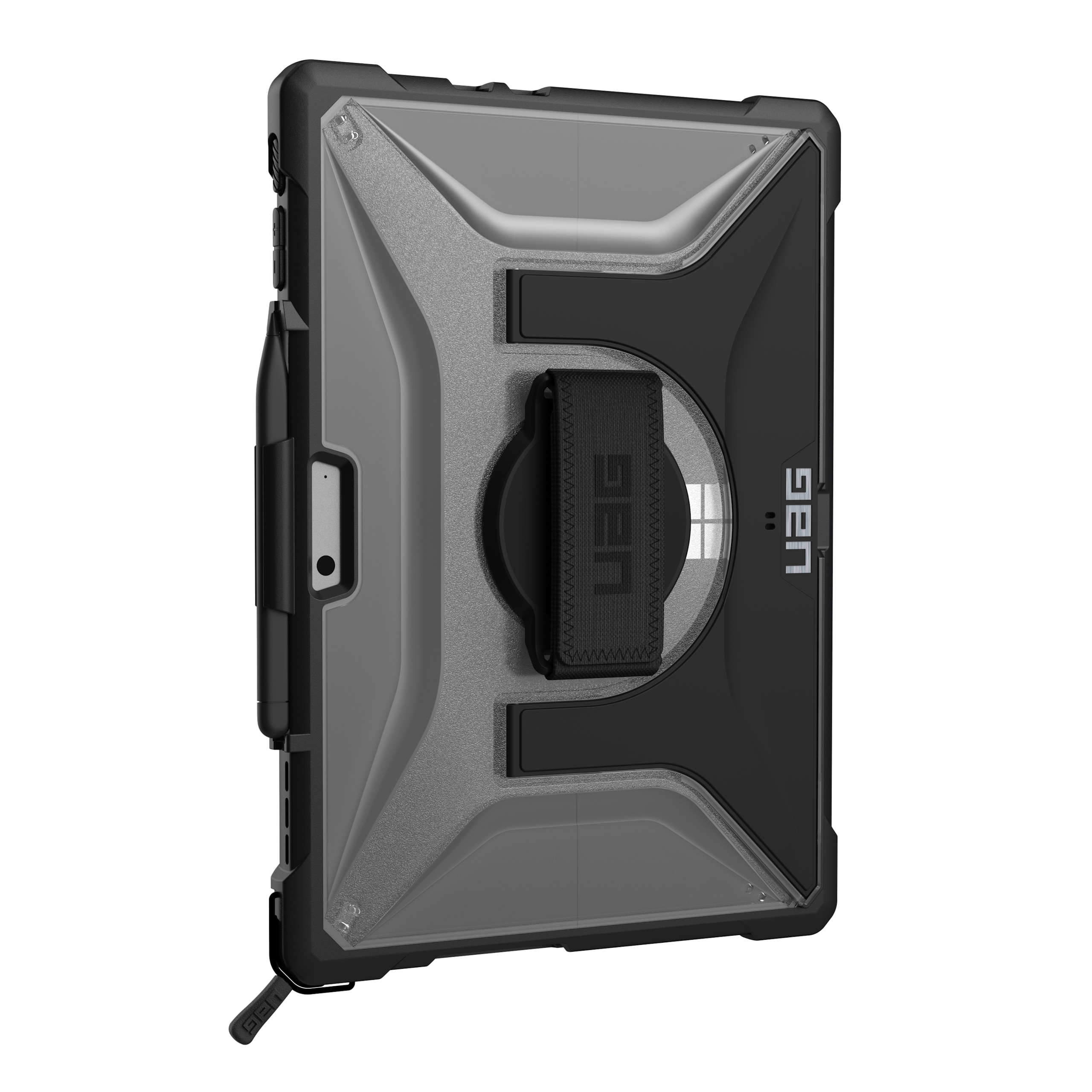UAG Plasma Surface Pro 9/10 Hülle transparent mit Ständer