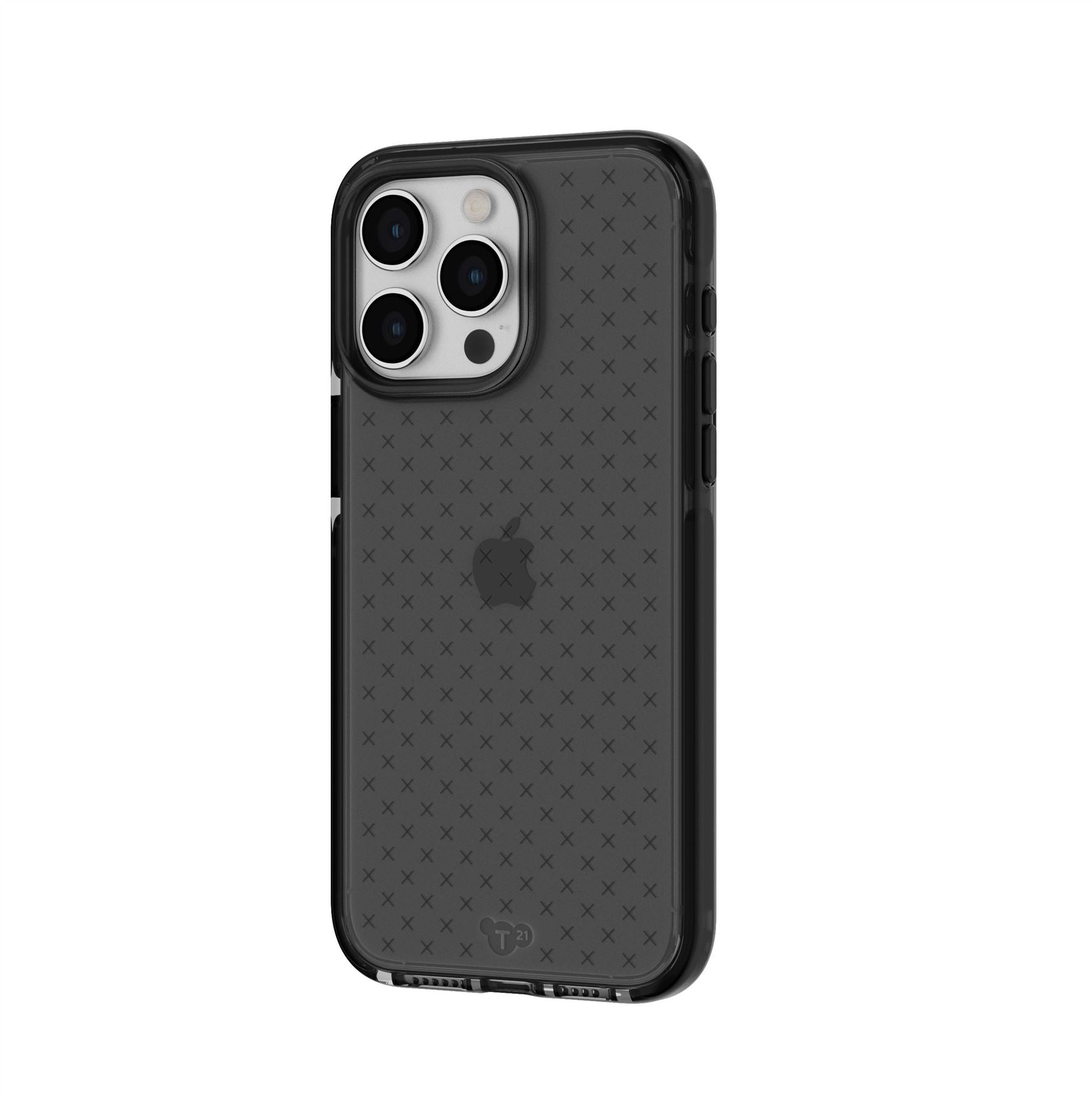 Tech21 Evo Check iPhone 15 Pro Max Hülle Smokey Black