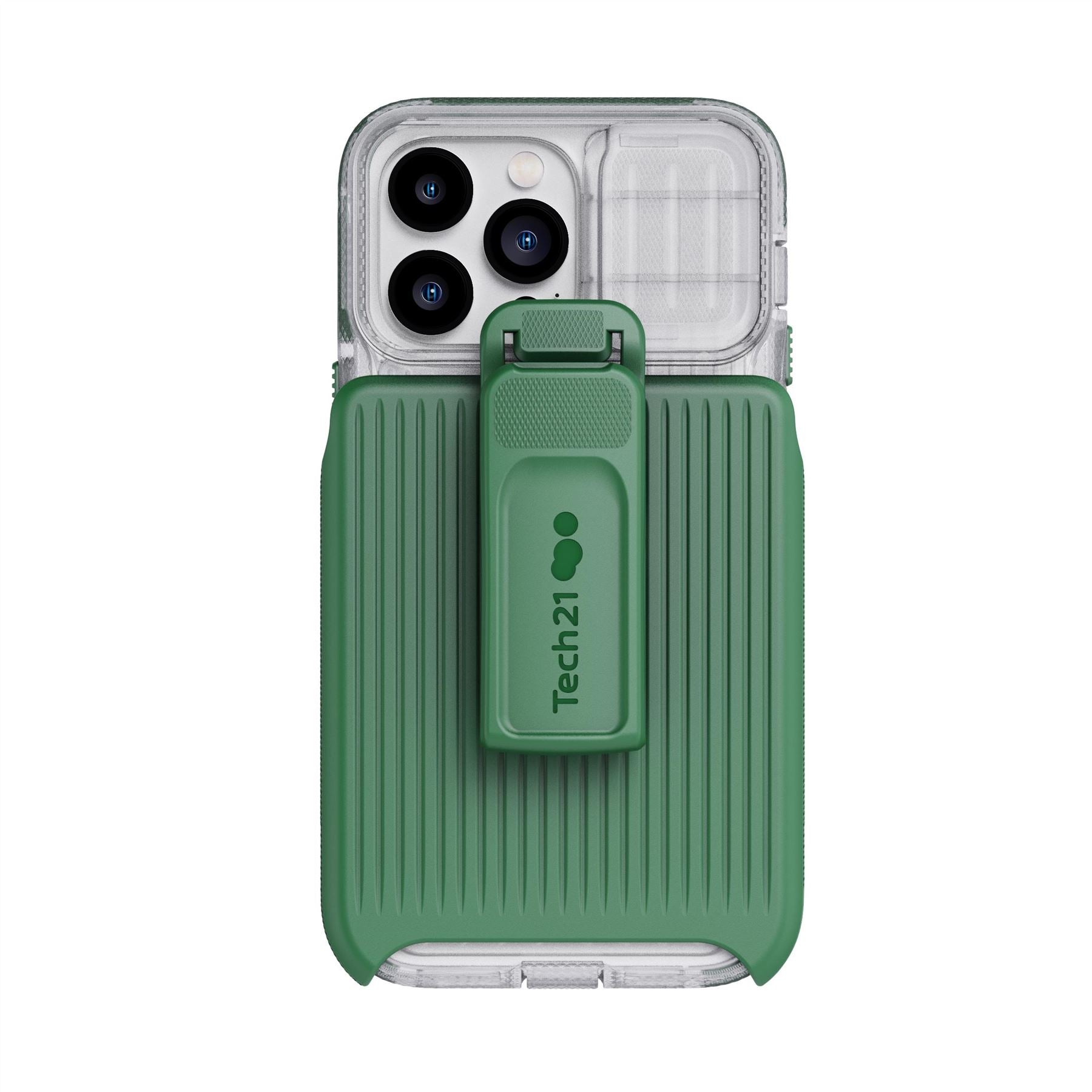 Tech21 EvoMax iPhone 14 Pro Max Hülle MagSafe Frosted Green