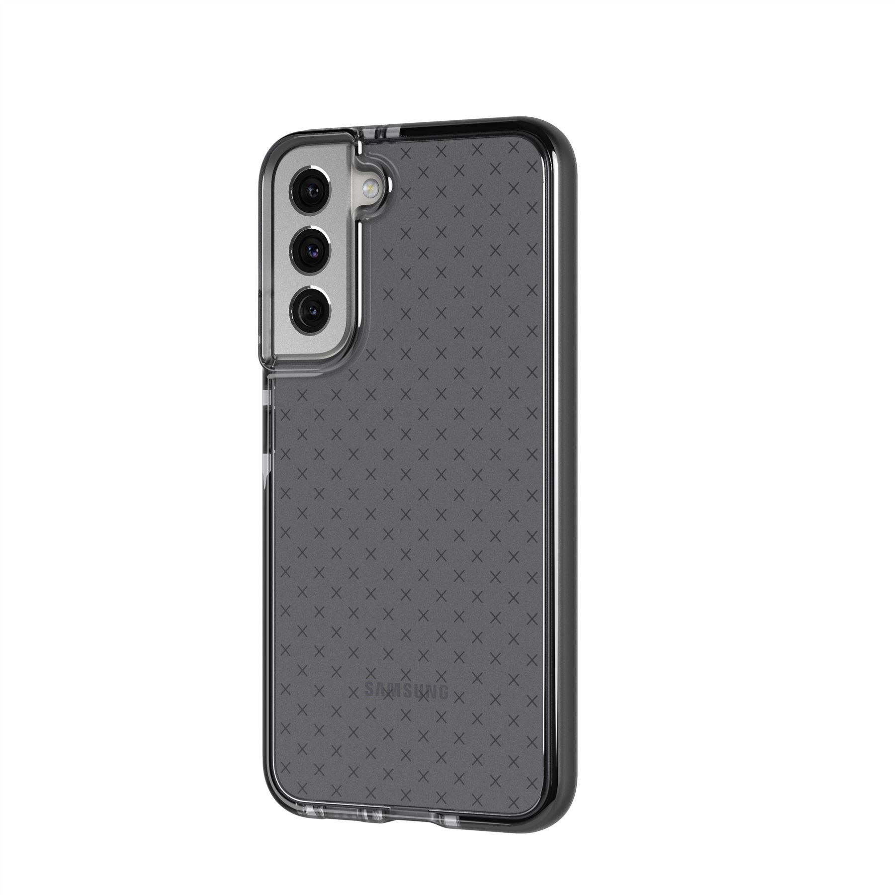 Tech21 EvoCheck Galaxy S22+ Handyhülle Smokey Black Fallschutz