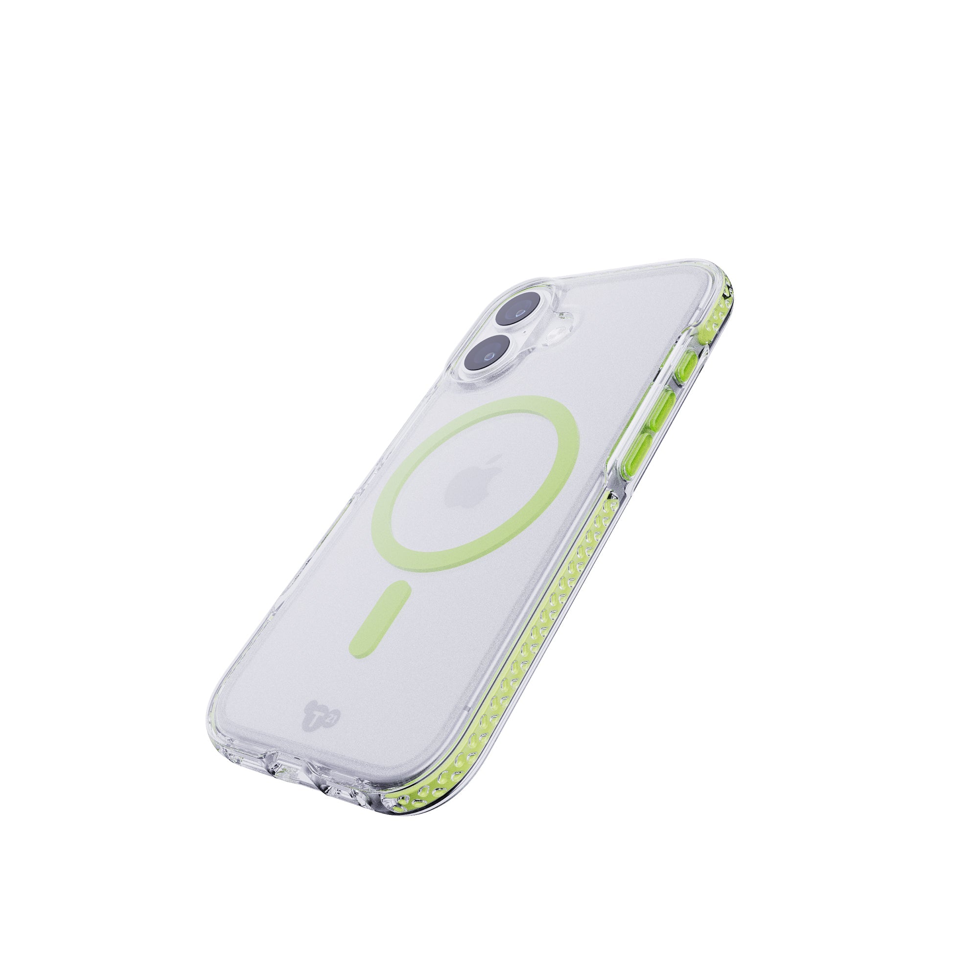 Tech21 EvoCrystal Glow iPhone 17 Hülle Grün MagSafe