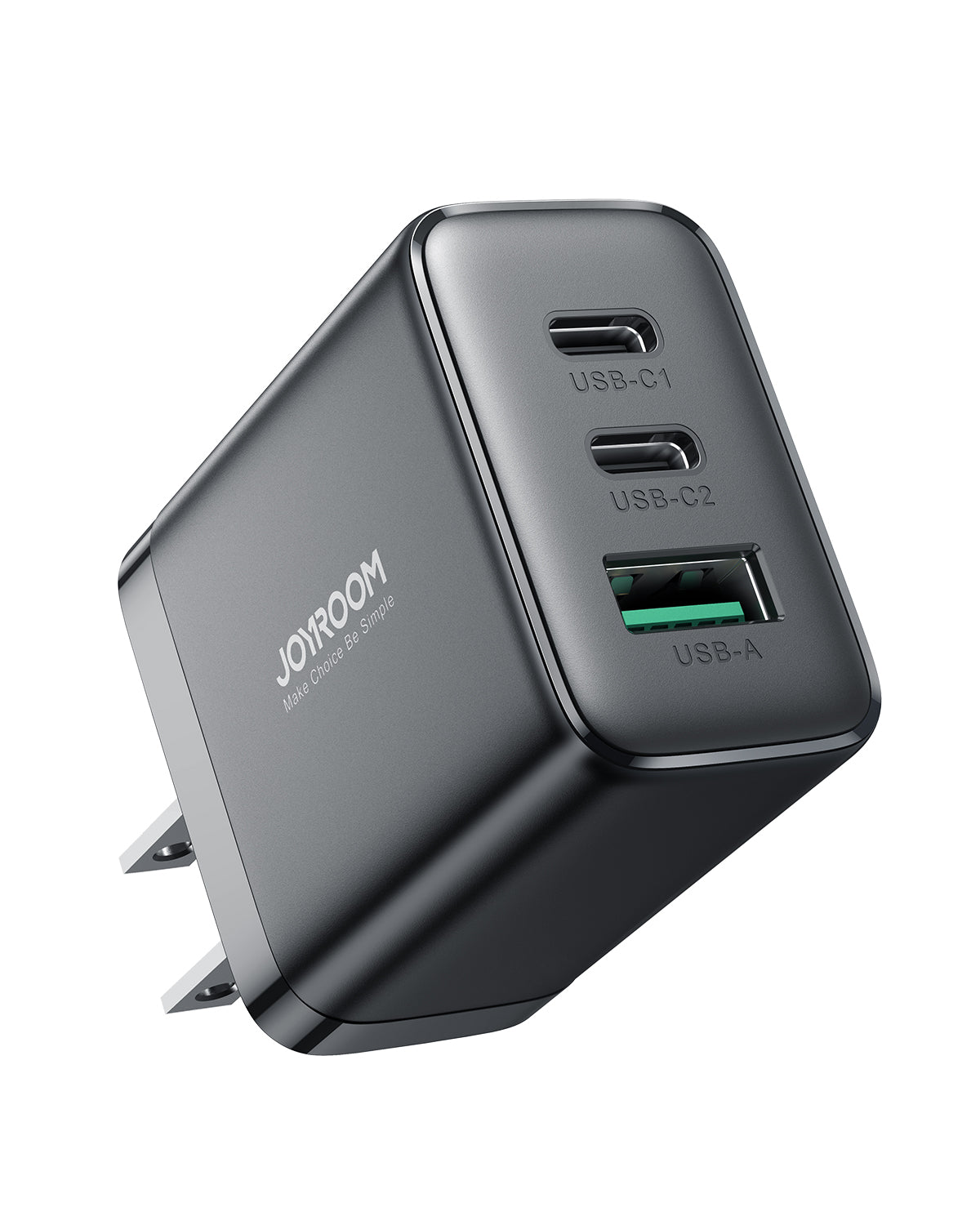 JOYROOM JR-TCF10 32W Schnellladegerät Schwarz 3-Port