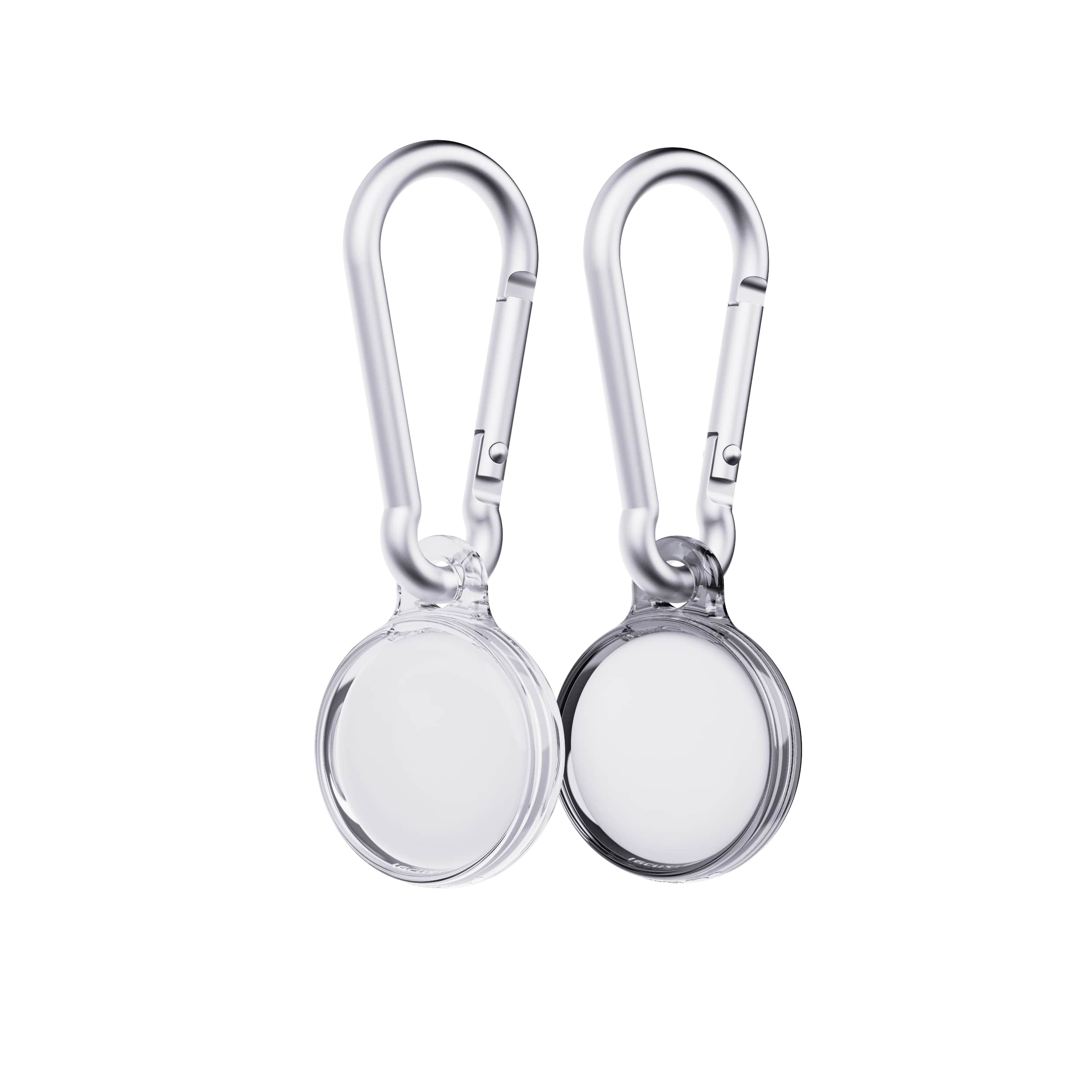 Tech21 EvoPop AirTag Hülle 2er Space Grey Clear