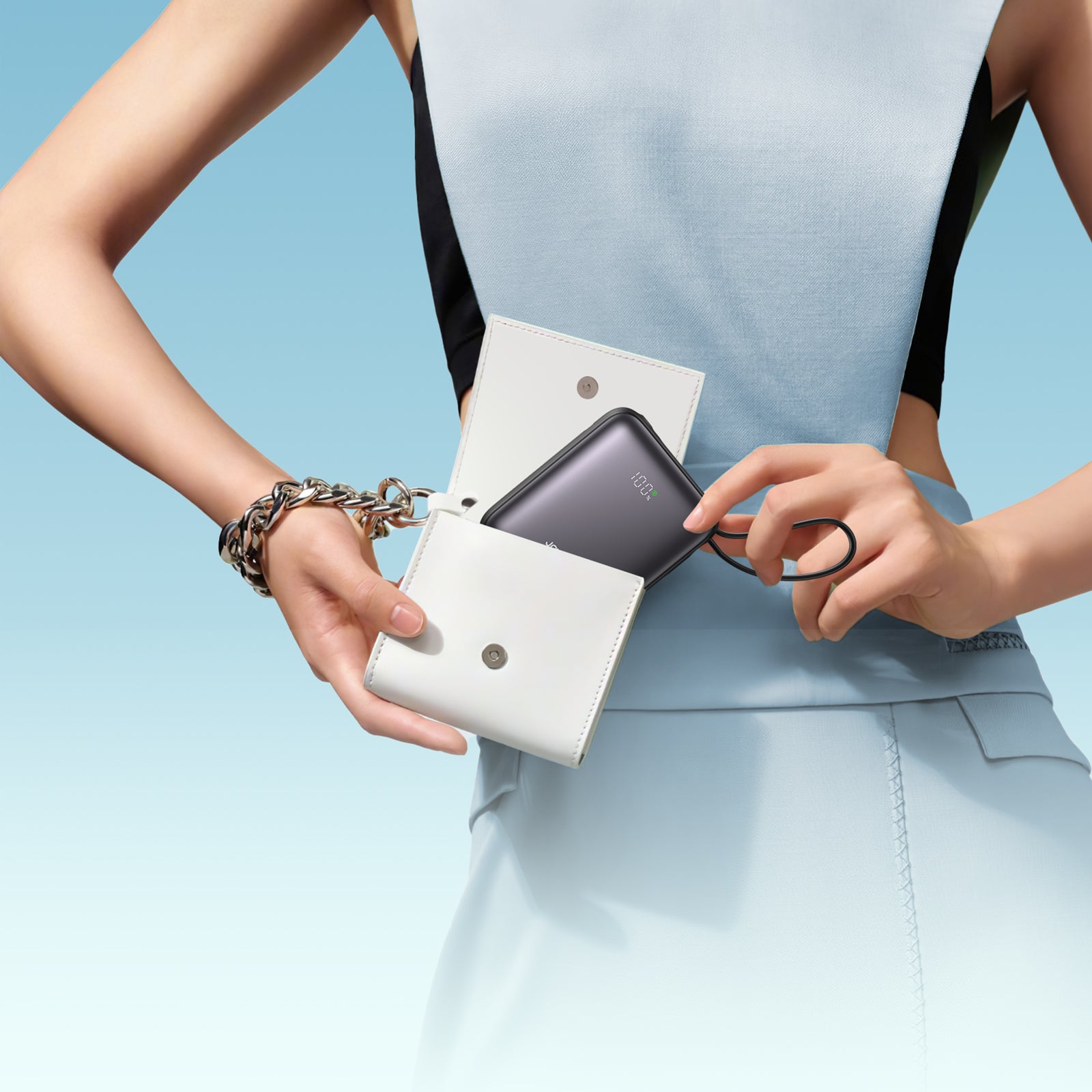 JOYROOM JR-PBF27 Powerbank 10000mAh 22.5W Titan Kabel