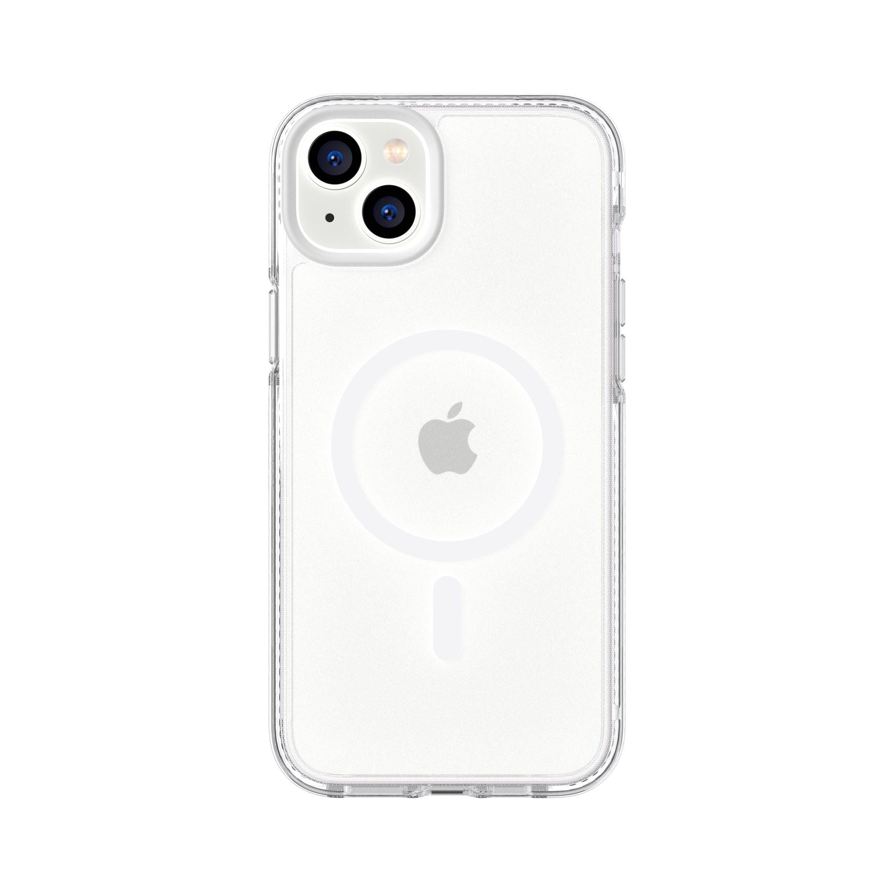 Tech21 EvoCrystal iPhone 14 Plus Hülle Weiß MagSafe