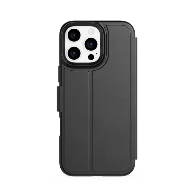 Tech21 EvoLite Wallet iPhone 16 Pro Max Hülle Schwarz 3 Karten