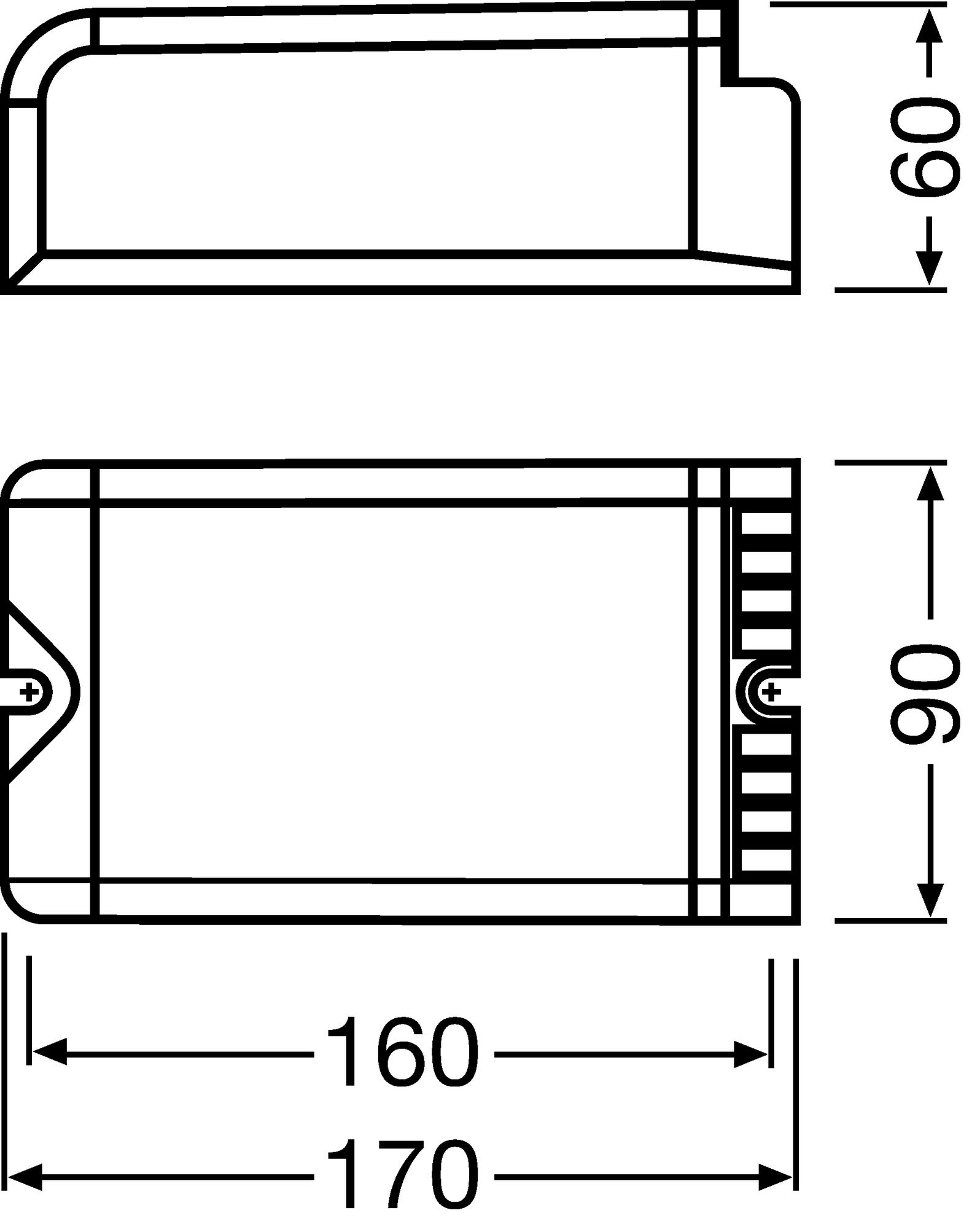 OSRAM POWERTRONIC PTO 250/220-240 3DIM EVG Outdoor