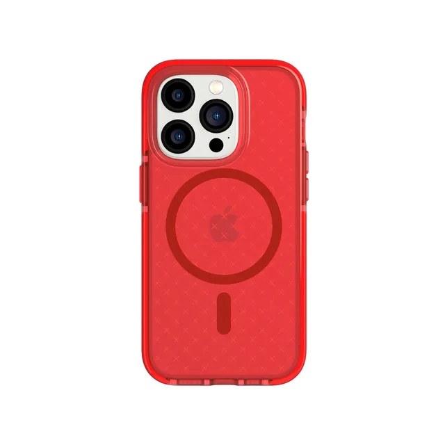 Tech21 EvoCheck iPhone 14 Pro Hülle Rot MagSafe stoßfest