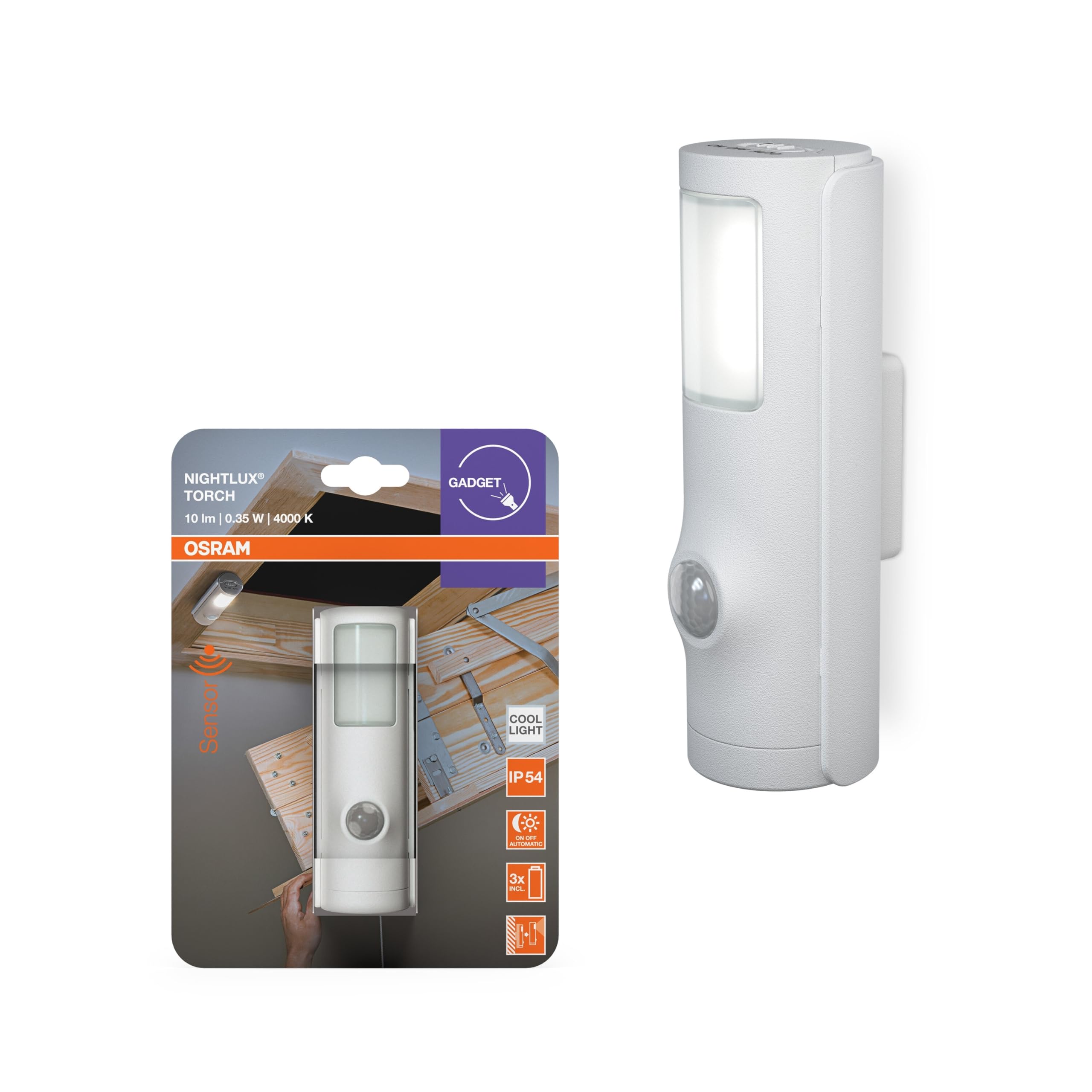 ams OSRAM SMART+ Torch Nachtlicht weiß 4000K 2in1